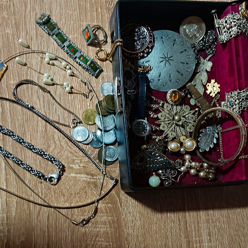Schmuck konvolut gemischt - schmuck,